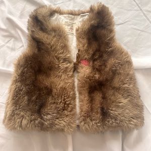 Zara Faux Fur Vest